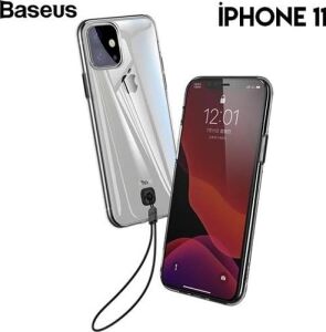 Transparent Key, 11 Pro Cep Telefonu Kılıfı, Şeffaf/ Füme
