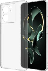 Xiaomi Mi 13T Pro ile Uyumlu Kılıf Z-Droga Kapak Şeffaf Pürüzsüz Yüzey Kamera Çıkıntılı Koruma Xiaomi Mi 13T Pro Için Şeffaf Sert Kılıf
