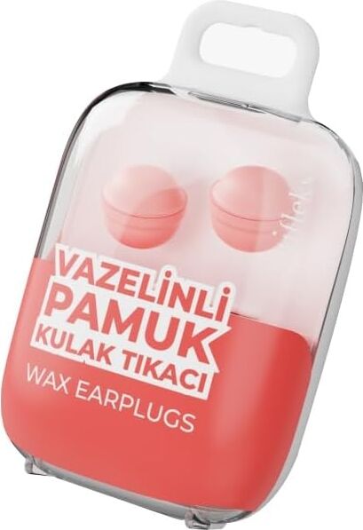 4'lü Vazelinli Pamuk Kulak Tıkacı Renkli