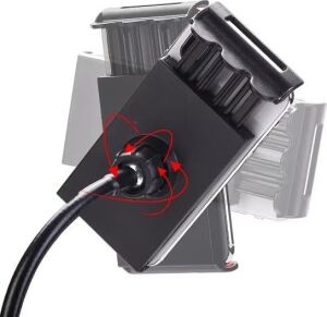 GA20 360 Ayarlı Metal Standlı Masa Üstü Metal Gövde Tablet Tutucu Telefon Standı Kaymaz Taban