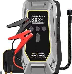 Akü Takviye Lastik Şişirme ve Powerbank Özellikli Çok Fonksiyonlu Cihaz