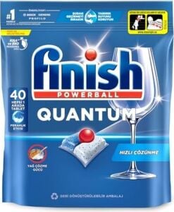 Quantum 40 Kapsül Bulaşık Makinesi Deterjanı Tableti (1 x 40 Kapsül)