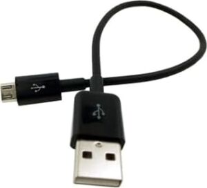 4568 Micro USB Kısa Data Şarj Kablosu Android Uyumlu (15 Cm)