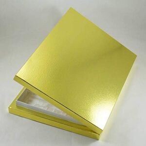 24 Bölmeli Madlen Çikolata Kutusu Gold (Altın) Renkli