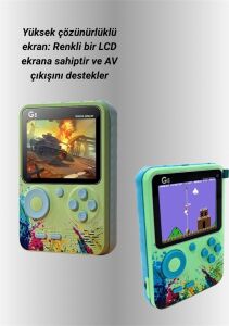 G5 Game Box Retro Mini Oyun Konsolu – 500 Dahili Oyun