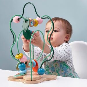 Uppsta Boncuklu Helezon Çok Renkli Bebek Çocuk Aktivite Gelişim Oyuncak Oyuncağı