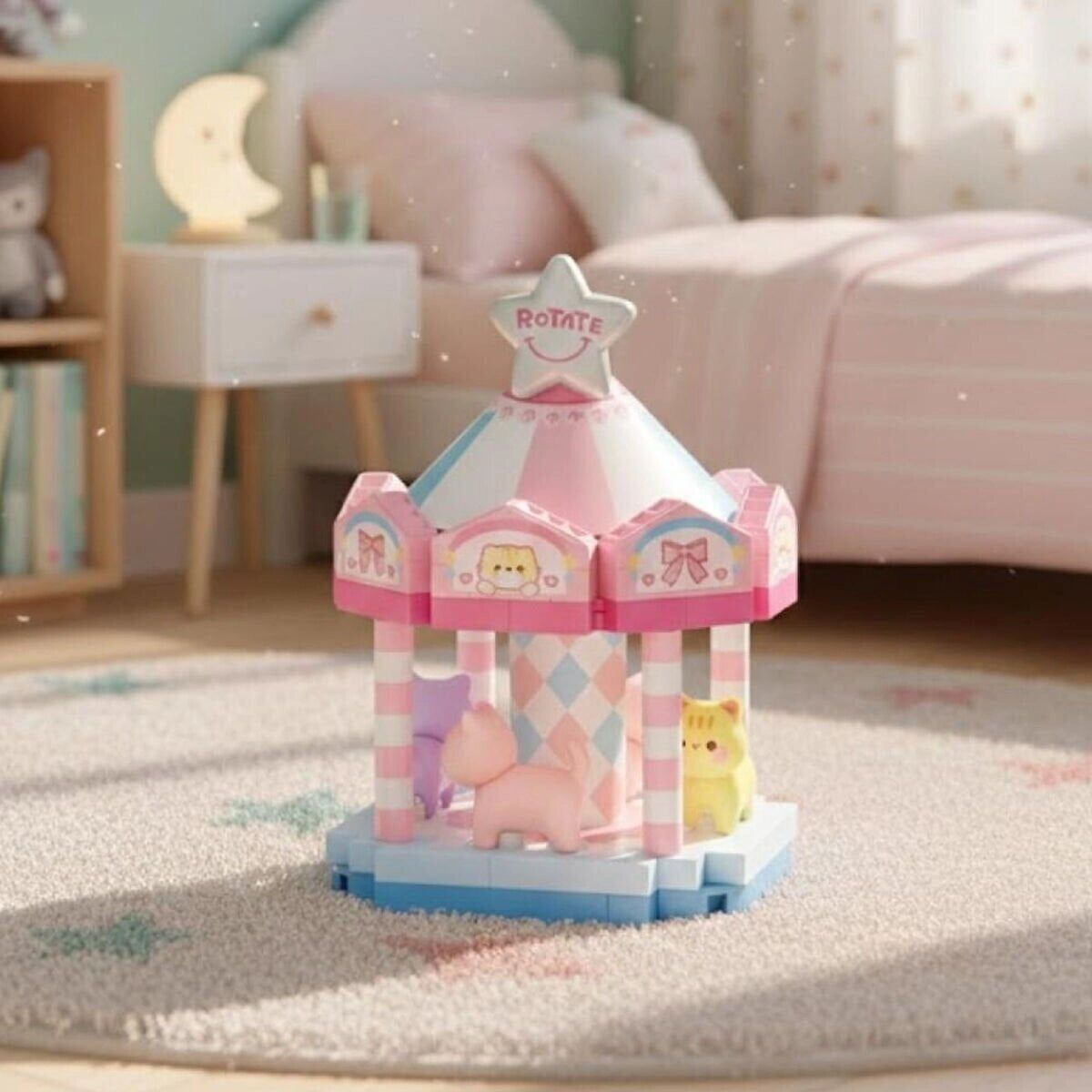 LZ-8630 Atlıkarınca 180 Parça Block Oyuncak Mini Poşet