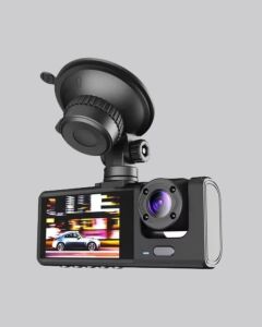 Üç Kameralı Araç Dvr Full Hd Gece Görüşlü ve 2 Inç IPS Ekranlı