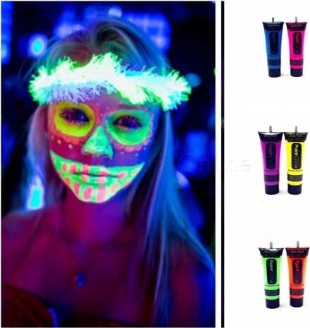 Neon Glow Fosforlu Krem Boya - 12 Adet