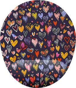 Kalp Desenli Bilek Destekli Mouse Pad
