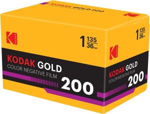 1  GOLD200 35MM 36 Poz Renkli Negatif Analog Fotoğraf Filmi (135) Iso 200 Gün Işığı Retro 1980S