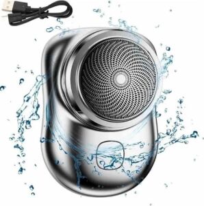 Mini Sıfır Sakal Yanak Tıraş Makinesi USB Şarjlı Sıfır Sakal Taşınabilir Korumalı