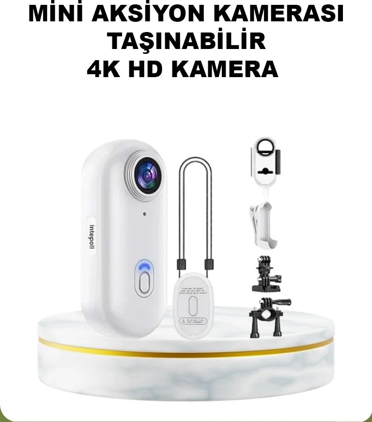 4K Wifi Spor Kamerası Su Geçirmez Mini Aksiyon Kamera