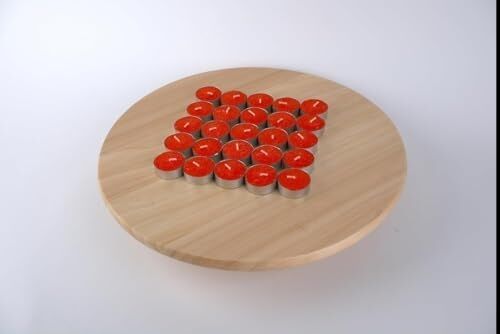 Tealight Mum Seti, Para Mum, Çaydanlık Mumu, Dekorasyon ve Özel Günler Için Fondü Kokulu, Zarif ve Uzun Yanma Süreli Mumlar (32 Adet, Kırmızı)