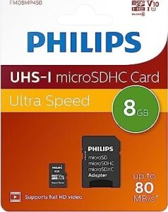 FM08MP45B/10 Sınıf 10 Micro Sd 8 GB Hafıza Kartı Adaptörü