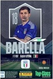 Hediyecik Panini Fifa Top Class 2024 Holo Giants Kart-Nicol Barella