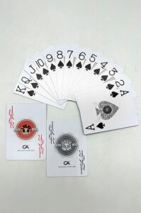 Jumbo Plastik Su Geçirmez Jumbo Blackjack Iskambil Oyun Kağıdı CIN885SLV