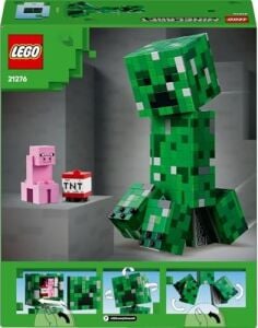 Creeper 21276 - Video Oyunu Seven 10 Yaş ve Üzeri Çocuklar Için Yaratıcı Aksiyon Figürü Yapım Seti, Doğum Günü Hediyesi (665 Parça)