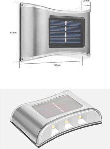Noas Pixel Aydınlatma 5W Vesta Solar Duvar Aplik Gün Işığı YL84-6001-S