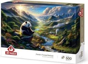 Pandanın Huzur Durağı 500 Parça Puzzle