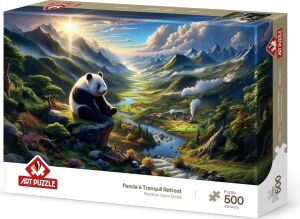 Pandanın Huzur Durağı 500 Parça Puzzle