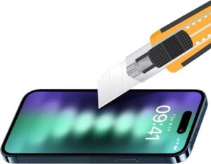Labs iPhone 15 Plus ile Uyumlu 5d Matte Mat Ekran Koruyucu