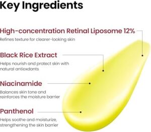 Ksecret Seoul 1988 Advanced Shot Retinal Liposome Yüzde On Iki ve Rice