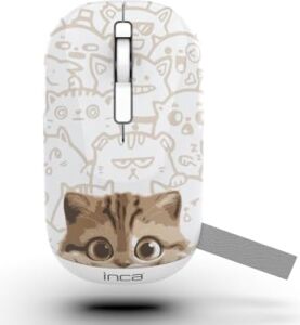 IWM-242K Bluetooth 5.4 + 2.4g Kablosuz Sessiz Optik Mouse | Şarjlı 500MAH Batarya | Çift Modlu Bağlantı | 800-1600 Dpı | Manyetik Kapak | Sağ-Sol El Uyumlu | Windows, Mac, Android