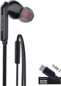 Siyah Silikon Kablolu Type C Kulaklık Tüm Typec Çıkışlı Cihazlara Uyumlu Tak Çalıştır Tüm Cihazlara Uygun, Bluetooth Gerekmez Mükemel Ses Bass Tiz Mikrofon Aaa Kalite !!!!!!