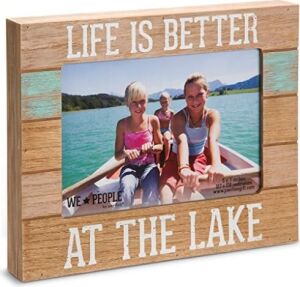 67243 Wir People-Life Ist Besser Am See Bilderrahmen, 12,7 x 17,8 cm