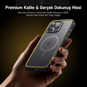 Aohi The Future Iphone 16 Pro Max Kılıfı, Magsafe Uyumlu Telefon Kılıfı, Desert Titanium