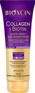 & Biotin Hacim Veren Saç Bakım Kremi 250 ml – Ince Telli ve Hacimsiz Saçlar Için Dolgunlaştırıcı ve Nemlendirici Bakım