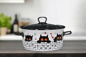 Cat Emaye Kızartma Tenceresi 22 cm