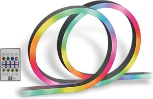1 Adet Ac 5435 Rgb Pixel Neon LED Seti USB Girişli Kumandalı 5 Metre