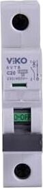 6VTB-1C20 Otomatik Sigorta 6ka C Tipi 1 Kutup 20A