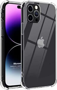 Apple iPhone 14 Pro Için Kılıf Shock Absorbing Şeffaf [iphone 14 Pro ile Uyumlu Kılıf - Şeffaf]