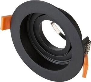 1 Adet Noas YL60 1660 Amazon Siyah Yuvarlak Spot Kasası GU10 Duy