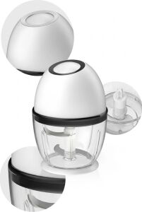 Şarjlı Mini Mutfak Doğrayıcı 450 ml Sebze Sarımsak Soğan Doğrayıcı