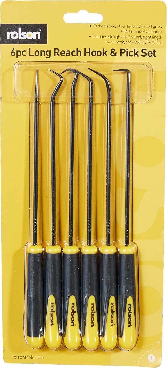 59131 6 Pc Long Reach Pick & Hook Set