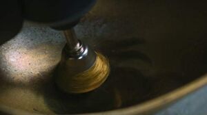 536 Pirinç Fırça, Altın, Bronz ve Bakır Temizleme, 13 Mm, 2'li