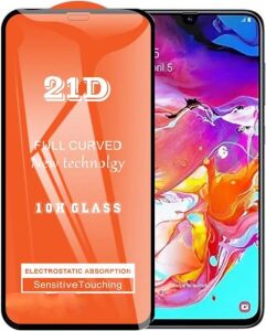 Galaxy A70 ile Uyumlu Ekran Koruyucu 21D Tam Kaplayan