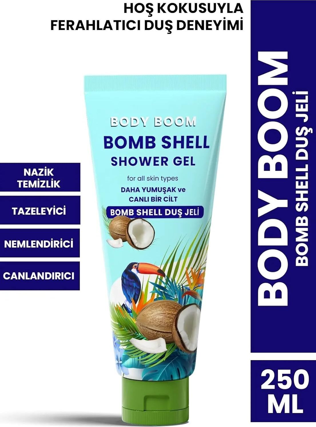 Body Boom Bomb Shell Duş Jeli 250 ml 1 Paket (1 x 1 Adet)