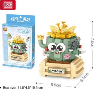 LZ-8834 Kaktüs 450 Parça Block Oyuncak