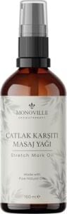 Çatlak Karşıtı Masaj Yağı 100 ml Cam ŞIŞEDE%100 Doğal (Stretch Mark Oil)