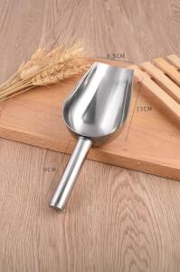 Çelik 21,5 cm No: 2 Baharat Kuruyemiş Bakliyat Erzak Küreği CIN794