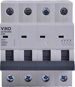 4VTB-4C25 Otomatik Sigorta 4,5ka C Tipi 4 Kutup 25A