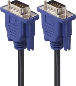 1.5m VGA To VGA Monitör Ekran Uzatma Ekleme Kablosu 15 Pin