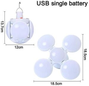 Htun Solar Football Lights Outdoor Emergency Camping Lights Home Night Market Stall Lights (Yurt Dışından)