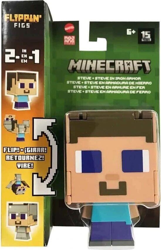 HTL43 Minecraft Flippin' Figs 2si 1 Arada Figürler