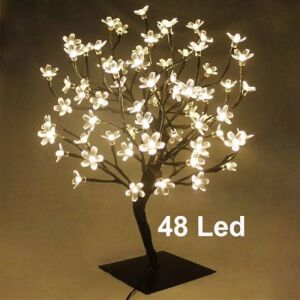 Dekoratif Kiraz Ağacı Masaüstü USB LED LAMBA/GT-CL16